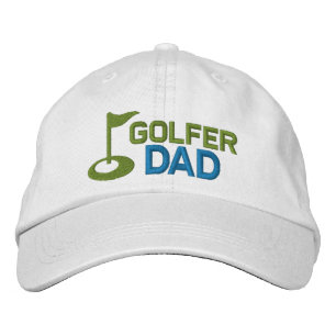 Golfer Pappa Broderad Keps