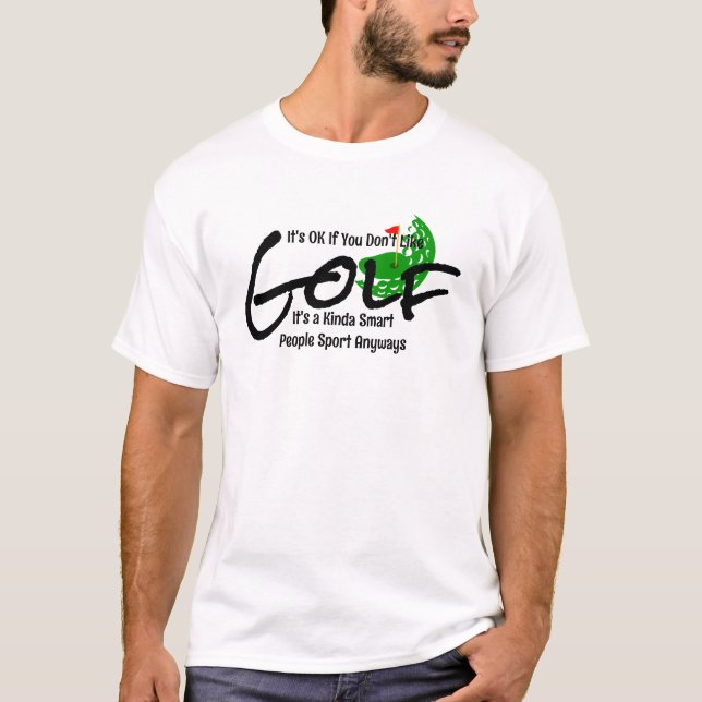 Golfer Pappa Gift - Funny Golf Tournament Tee (Framsida)