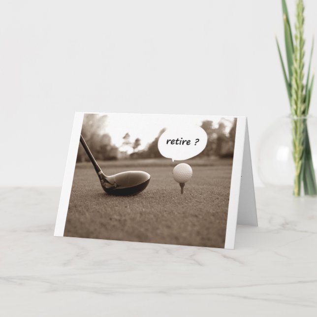 GOLFER ***PENSION GRATTISAR*** KORT (Framsida)