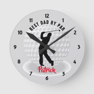 Golfer Personlig Golf Rund Klocka