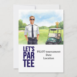 GOLFER Pilot Aviation Industry Golfer  Inbjudningar