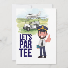 GOLFER Pilot Aviation Industry Golfer  Inbjudningar