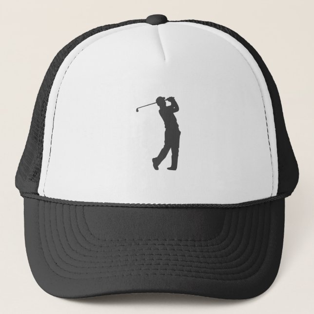 Golfer player silhouette keps (Framsida)