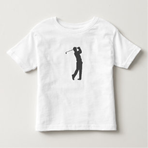 Golfer player silhouette t shirt