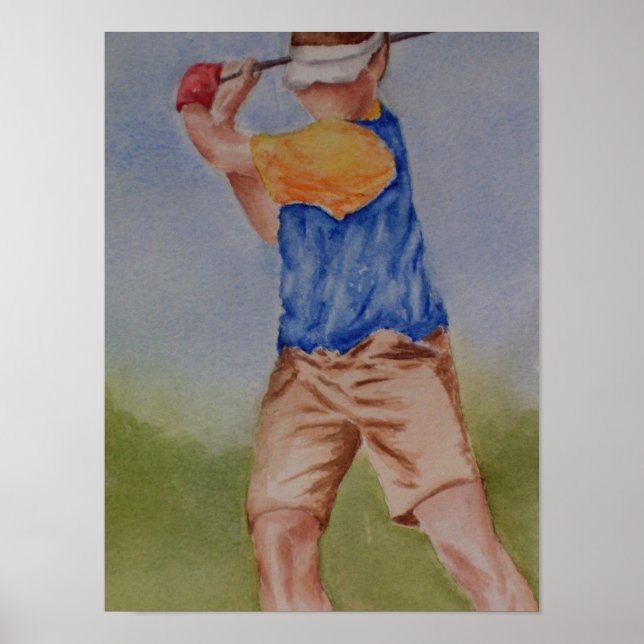 Golfer Poster (Framsidan)