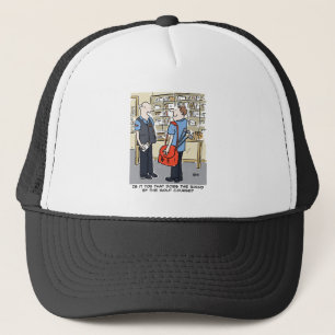 Golfer Postman Loves Golf Cartoon Keps