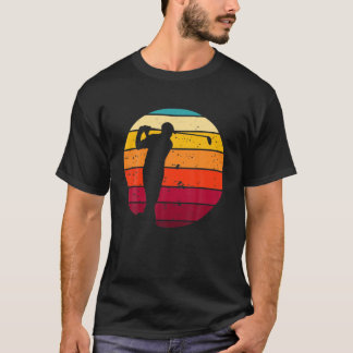 Golfer Retro Golfing Sports Golf Enthusiast Gift T Shirt