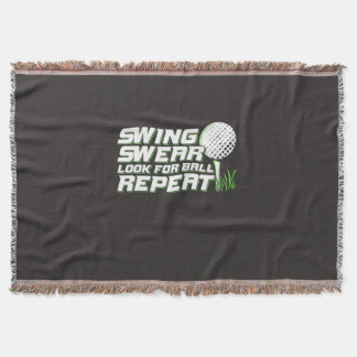 Golfer Swing Sweat leta efter Boll Filt
