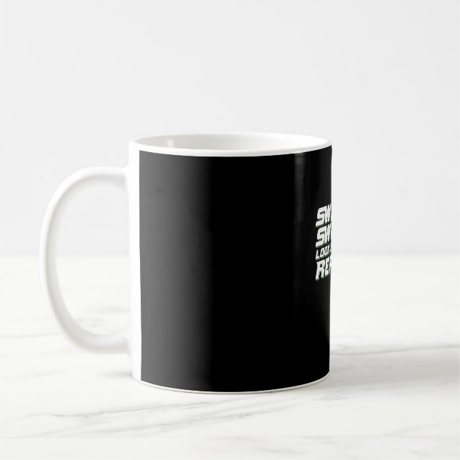 Golfer Swing Sweat leta efter Boll Kaffemugg (Vänster)