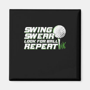 Golfer Swing Sweat leta efter Boll Magnet