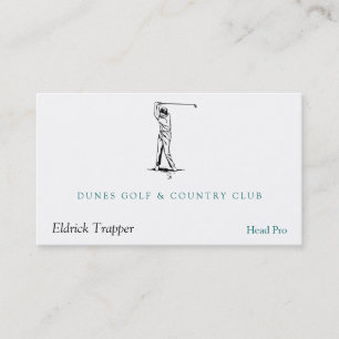 Golfer Visitkort