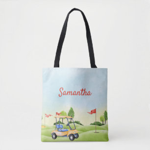 Golfer's Anpassningsbar Tote Tygkasse