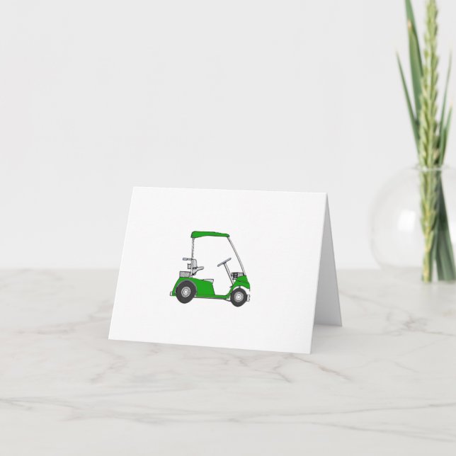 Golfer's Birthday Card Kort (Framsida)