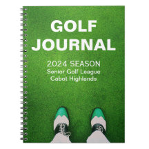 Golfer's Customized Personal Golf Journal
