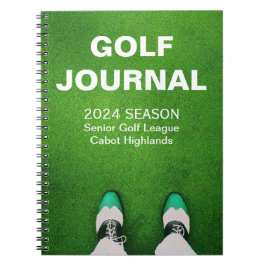 Golfer's Customized Personal Golf Journal Anteckningsbok