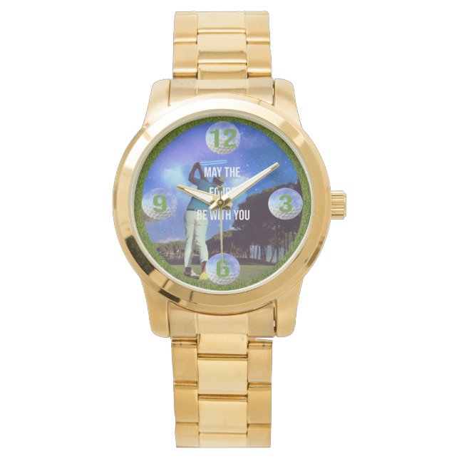 Golfer's E Watch Watch Watch Armbandsur (Framsida)