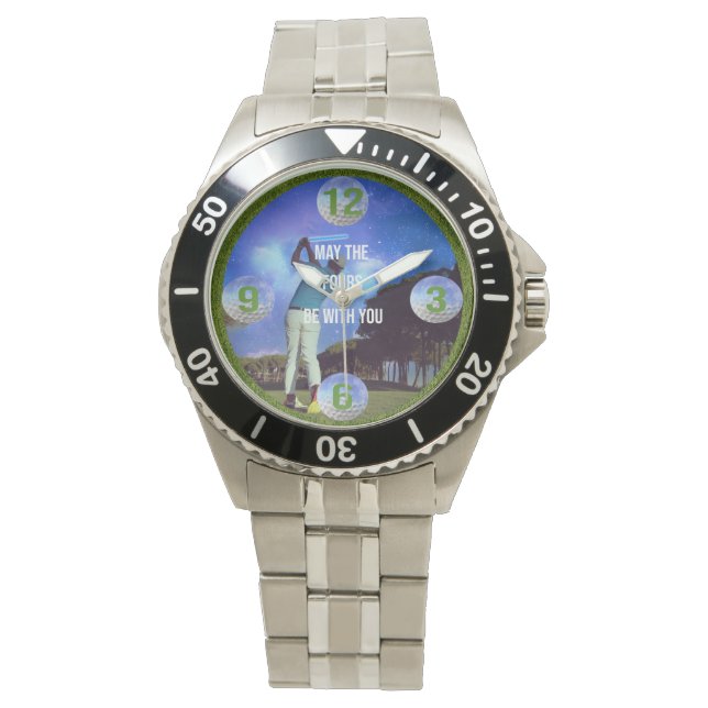 Golfer's E Watch Watch Watch Armbandsur (Framsida)