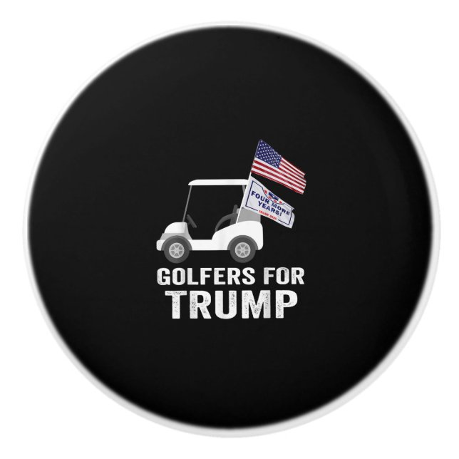 Golfers for Trump 2020 Trump Suppters Golf Knopp (Framsidan)
