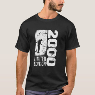 Golfers Golfplayer Vintage 2000 Birthday Golfing- T Shirt