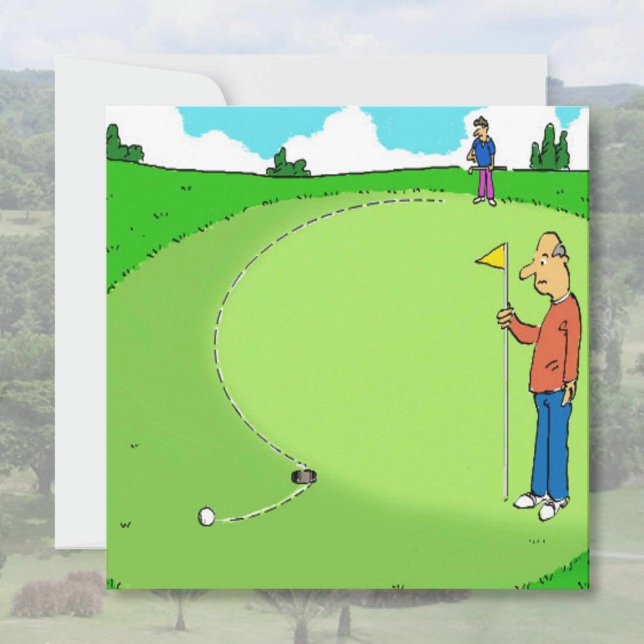 Golfers missade Tecknad (Skapare uppladdad)