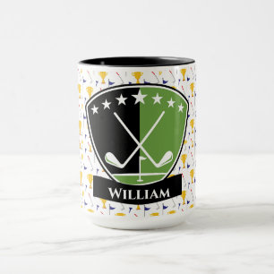 Golfers Monogram Mugg