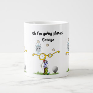 Golfers Mugg, jag åker ställe! Jumbo Mugg