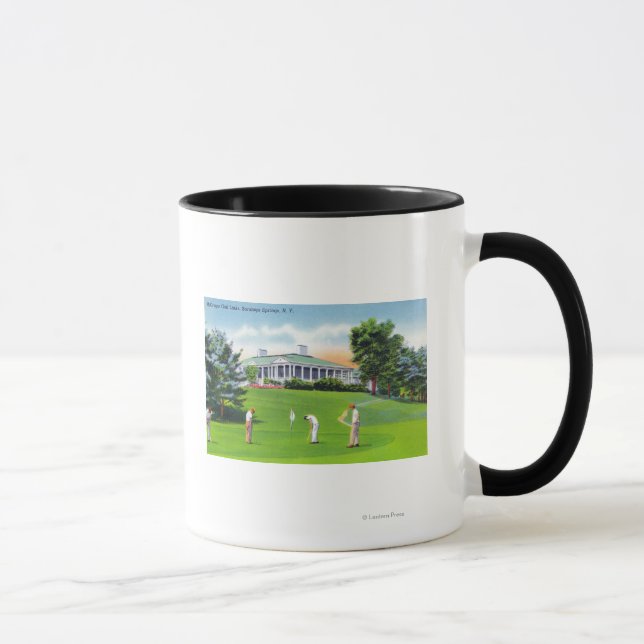 Golfers on McGregor Golf Links Scene Mugg (Höger)