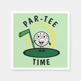 Golfers Par-Tee Time Pappersservett