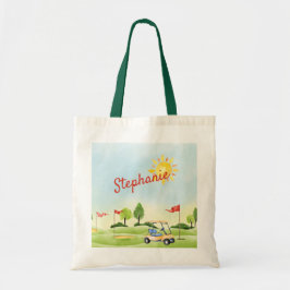 Golfer's Tote Bag Tygkasse