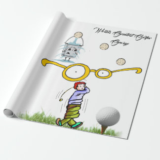 Golfers Wrapping Papper, Worlds Greatest Golfer Presentpapper