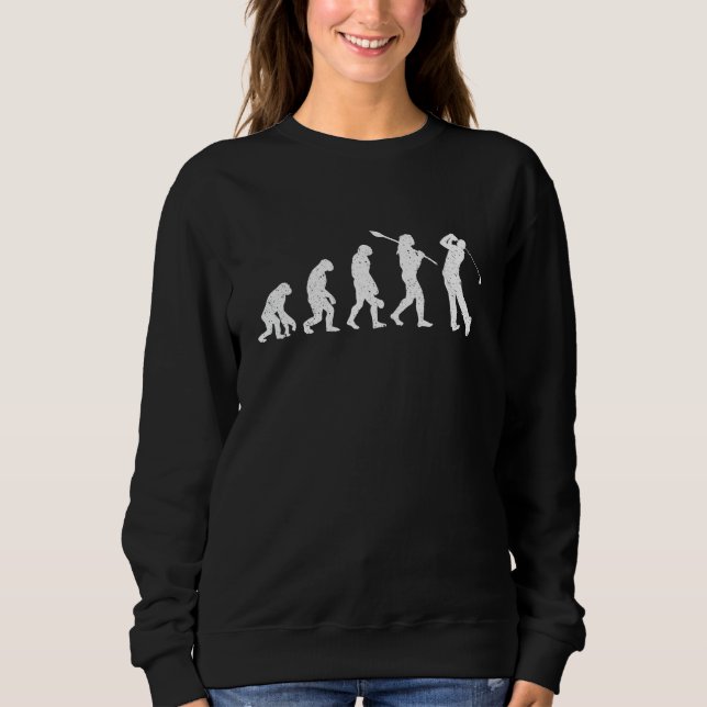 Golfevolutionen - Pappa Grandpa Golfing Älskare Go T Shirt (Framsida)