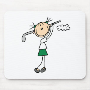Golfflicka Mousepad Musmatta