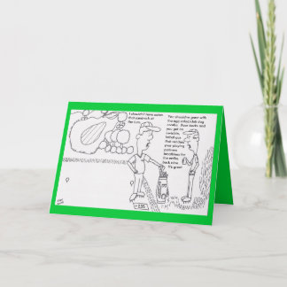 Golffödelsedagkort Kort