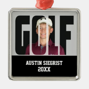 Golffotominnessak Julgransprydnad Metall