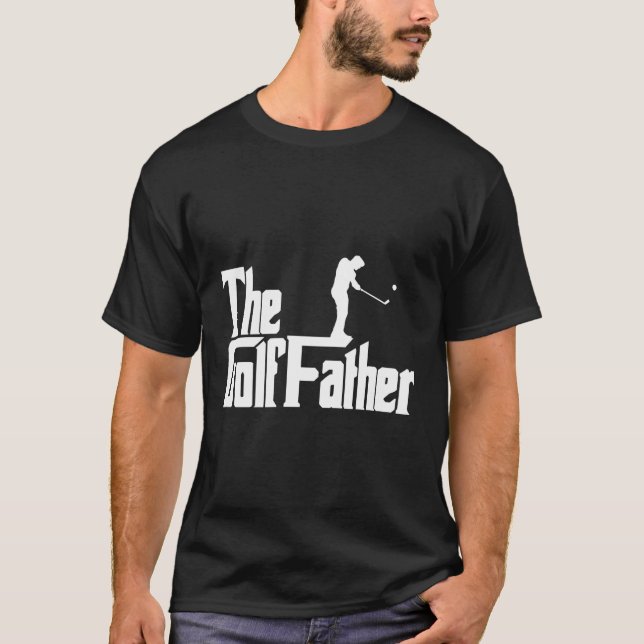 Golffran-Golf för en Golfer T Shirt (Framsida)