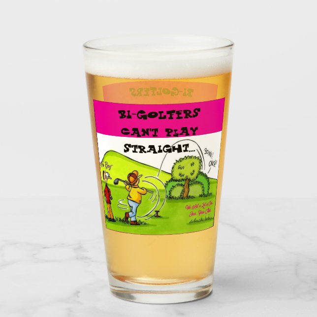 Golfglas Glaskopp (Baksida fylld)