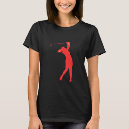 Golfgolf för kvinnor t shirt