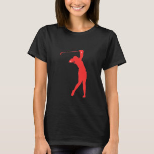Golfgolf för kvinnor t shirt
