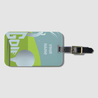 Golfgolfbanor Golfbanerutrustning för klubb av gol Bagagebricka