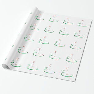 Golfgrönt Presentpapper