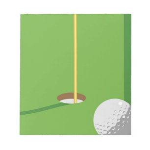 Golfhål Anteckningsblock
