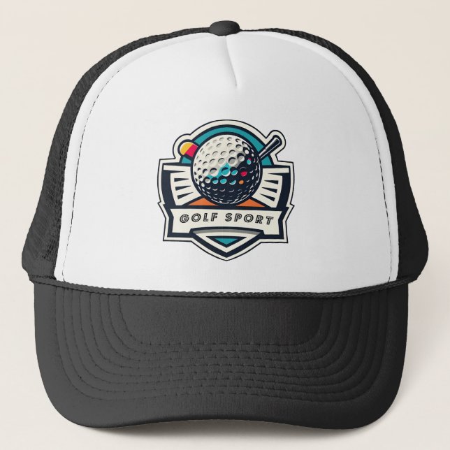 Golfhat (chapeau de golf) keps (Framsida)