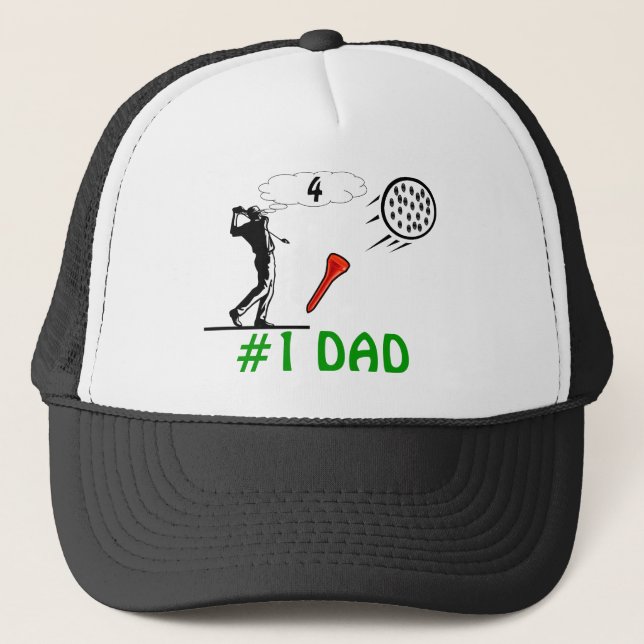 golfhatt för pappor #1 keps (Framsida)