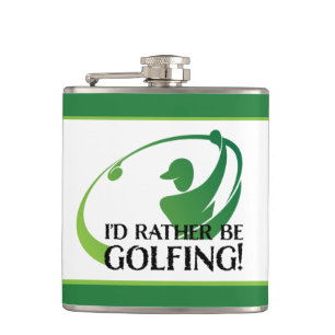 Golfhumor Jag hellre golfar golfare rolig herr Fickplunta