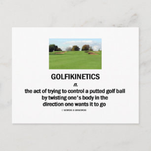 Golfikinetics Vykort