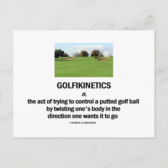 Golfikinetics Vykort (Framsida)