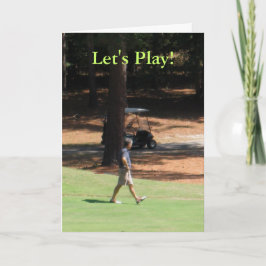 Golfinbjudan Inbjudan