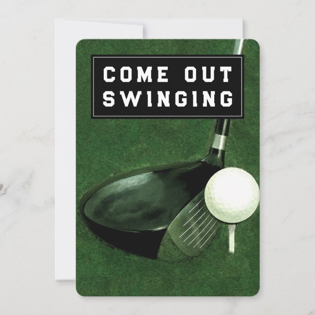 Golfinbjudan Inbjudningar (Framsida)