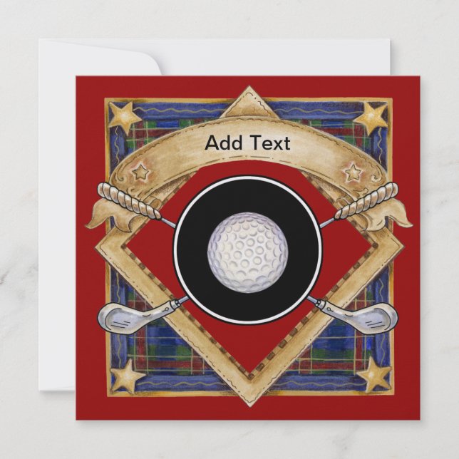 Golfinbjudan - SRF Inbjudningar (Framsida)