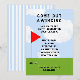 Golfinbjudningar Inbjudningar